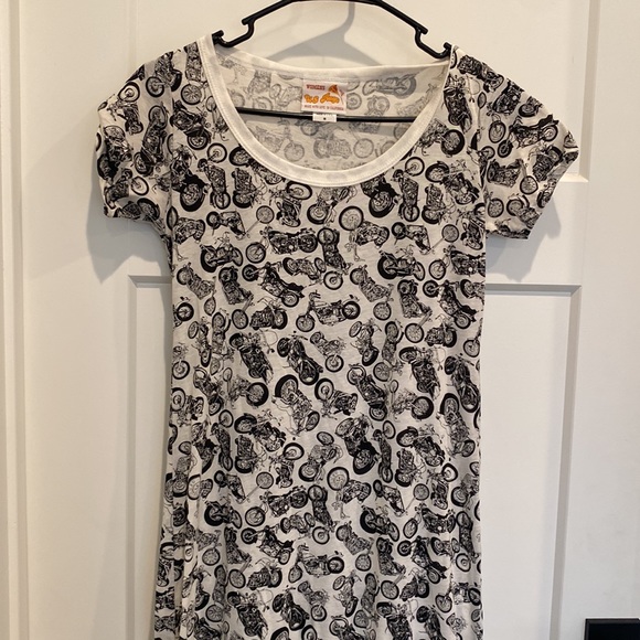 Maxi Motorcycle Rockabilly Dress - Picture 2 of 3